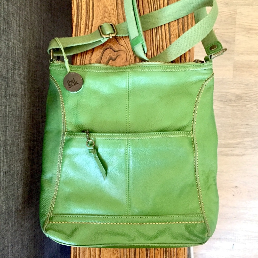 The Sak Moss Green Crossbody Purse